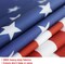 Memorial Day 4th of July Decorations, Large Hanging American Flag Door Banner, July Fourth Front Porch Decor